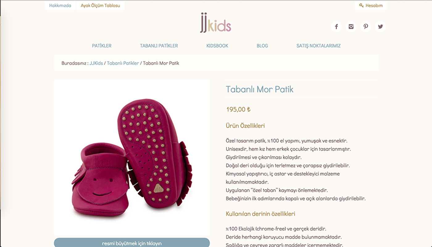 JJkids WooCommerce Website Design