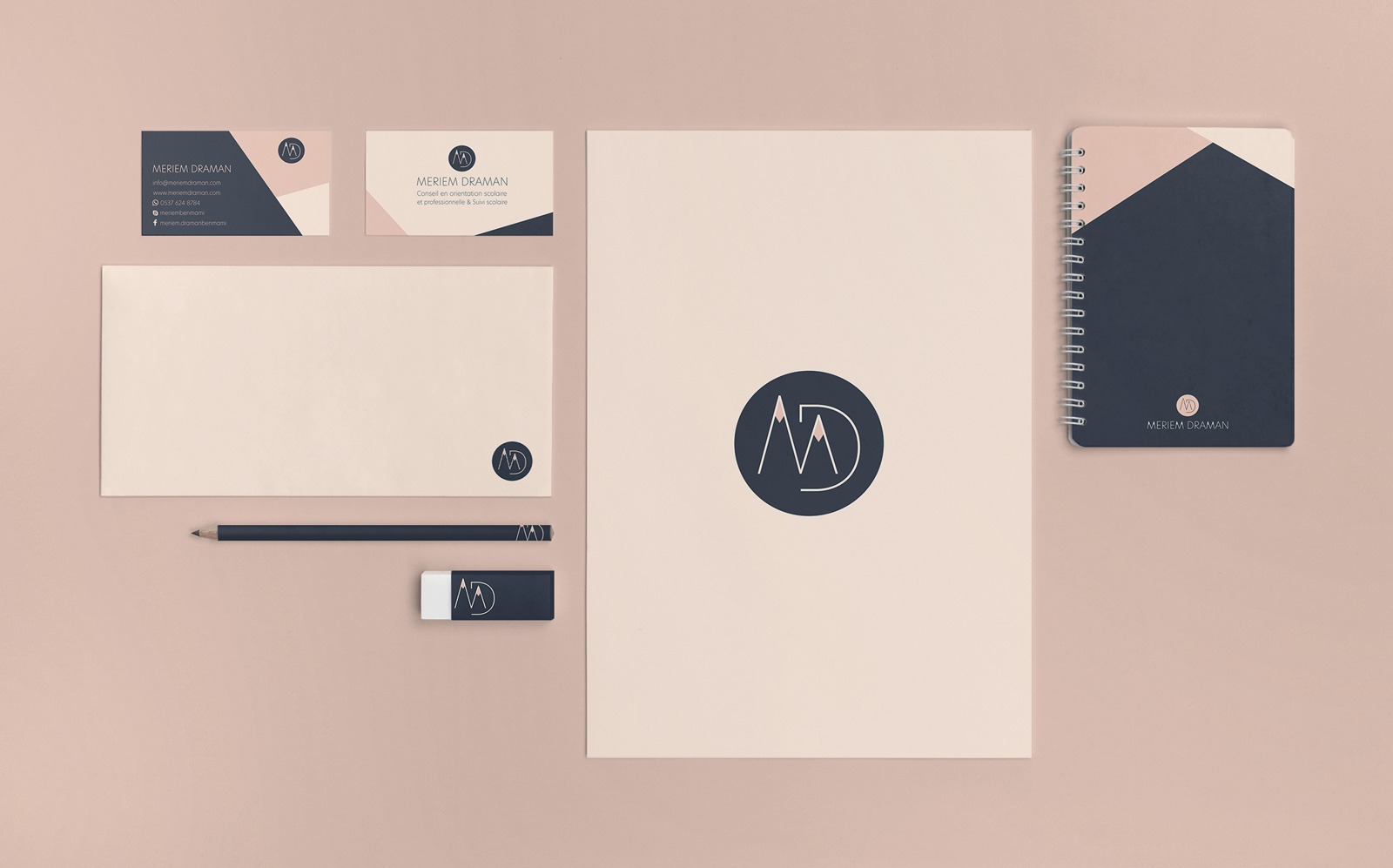 Meriem Draman Brand Identity System