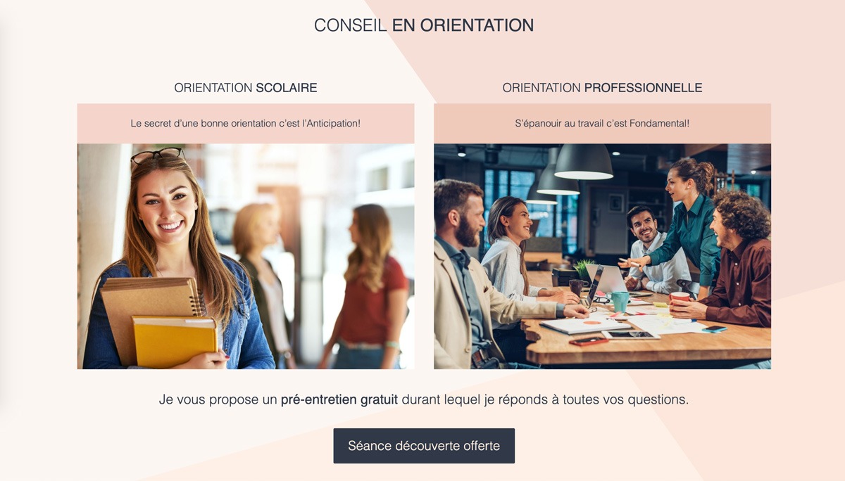 Meriem Draman - Conseil en orientation Website Design